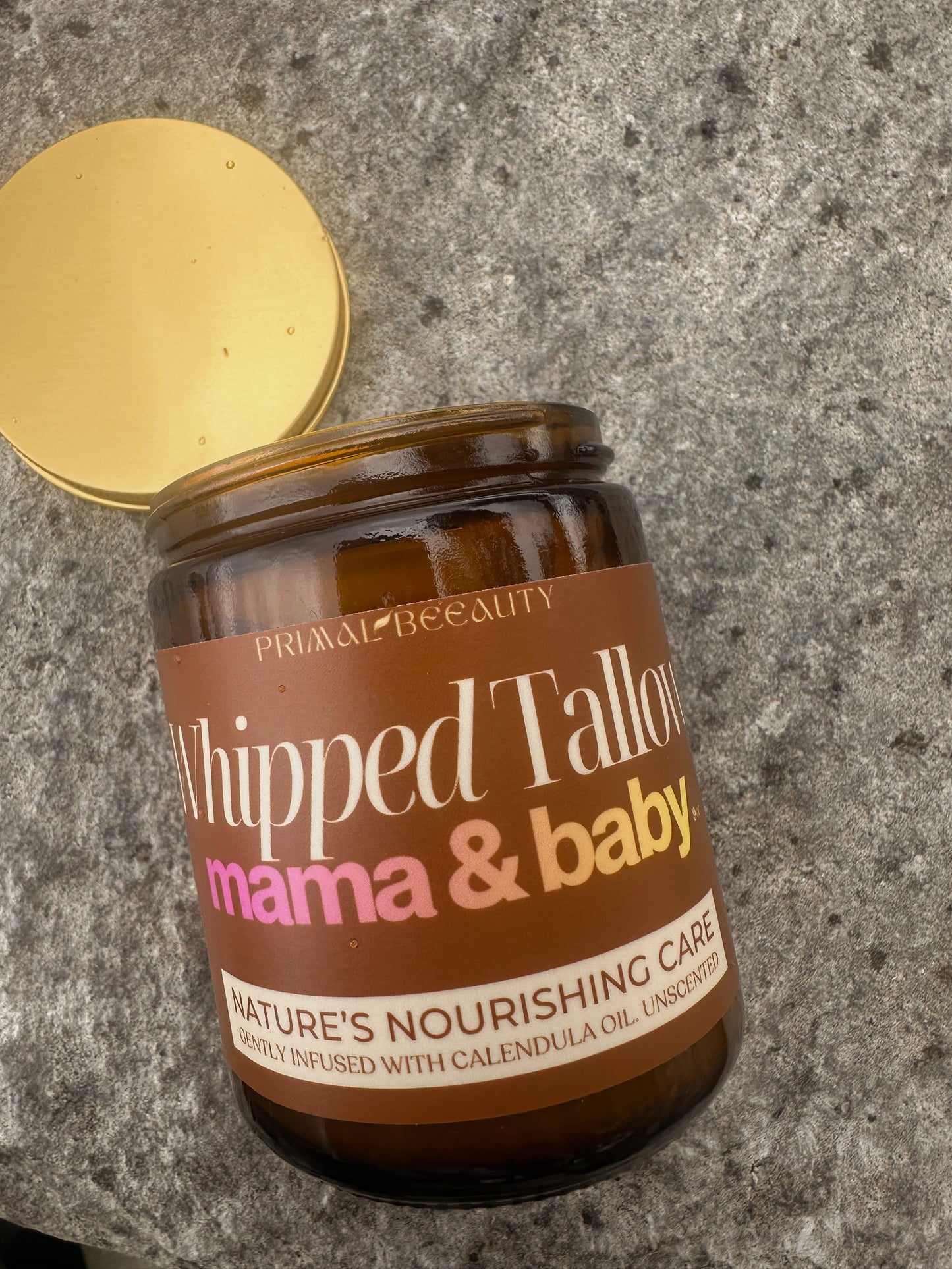 Unscented Calendula Whipped Tallow Butter