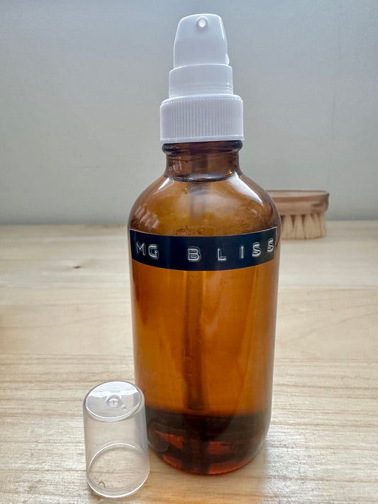 Pure Magnesium Bliss ~ 6oz Body Oil infused with therapeutic essential oils