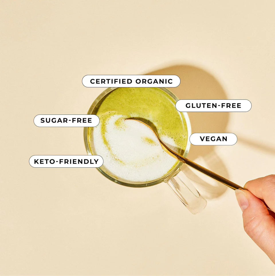 Matcha Coconut Superfood Latte Powder, by Blume