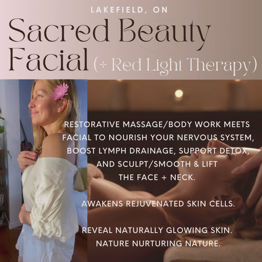 HOLISTIC SACRED FACIAL: Sculpt, Lift, Tone Massage